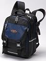 Schulrucksack Rucksack Sportrucksack mit EVA-Rückenpolsterung und Reflektoren -Bienenwabengewebe- 376-blau Maße: ca. 46x32x22 cm