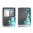 Rockstar Blue Design Protective Decal Skin Sticker for Apple iPod nano 3G (3rd Generation) 4GB/ 8GB Player