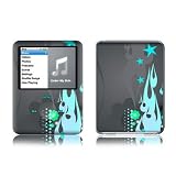 Rockstar Blue Design Protective Decal Skin Sticker for Apple iPod nano 3G (3rd Generation) 4GB/ 8GB Player