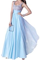 Lace Scoop Neck Evening Dress/Pageant Dress/Prom Dress/Party Dress 