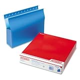 ESSELTE PENDAFLEX CORP. / Hanging box bottom folders with sides, blue, letter, 3 capacity, 25/box / ESS59203 / Sold as 1 Box / Mfr Part # 59203 \*/ Hanging box bottom folders with sides, blue, letter,