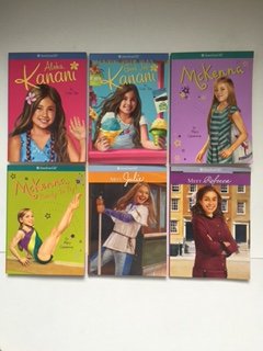 American Girl (Mixed Set of 6) Aloha Kanani; Good Job Kanani; McKenna; McKenna Ready to Fly; Meet Julie; Meet Rebecca