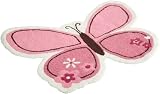 Carter's Butterfly Flowers Rug, Pink/Choc, 30 X 40