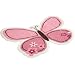 Carter's Butterfly Flowers Rug, Pink/Choc, 30 X 40"