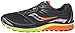 Saucony Men's Guide 9 Running Shoe, Midnight/Citron/Orange, 11.5 M US