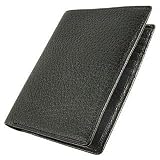 Tavecchi Soft Genuine Italian Leather Card Holder Wallet Black