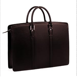 Dell Inspiron Mini IM12-2871 12.1-inch Netbook Carrying Slim Chocolate Hard Briefcase Messenger Bag
