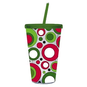 Buy Holiday Whimsy Insulated Cup w Straw