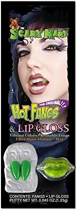 Scary Mary Hot Fangs & Phat Lip Gloss, Green