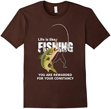 Men's FISHING HEARBEAT so get yours TODAY SHIRT Medium Brown