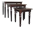 Ore International JW-116A Cherry Nesting Tables