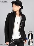 【72702102】Contribe <strong>シングル</strong> ライダース ニット ジャケット