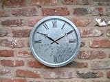Galvanised Clock