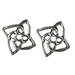 Celtic Flower Knot - Stud Earrings Sterling Silver