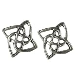 Celtic Flower Knot - Stud Earrings Sterling Silver