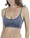 ToBeInStyle Women's Pack of 6 Seamless Stretchy Wire-Free Padded Sports Bra