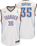 NBA Men's Oklahoma City Thunder Kevin Durant Revolution 30 Home Replica Jersey (White, Large)