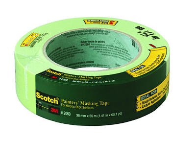 Scotch (R) Painter`s Masking Tape For Hard-to-Stick Surfaces 2060 Green, 48 mm x 55 m [PRICE is per ROLL]