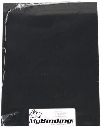 Touche Black 8.5" x 11" Soft Touch Covers - 100pk