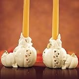 Lenox Pierced Pumpkin Candle Sticks