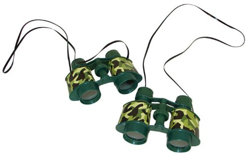 Plastic Camouflage Binoculars (12 count)