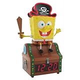 Nickelodeon SpongeBob Treasure Chest Clock Radio