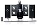 iLuv i9200 BLACK Wall Mountable Speaker / MP3 /CD Player (4 Tray) with Radio and Remote For iPod Nano Chromatic 4G 4th Generation / Touch 2G