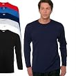 LANGARM T-SHIRT FRUIT OF THE LOOM S M L XL XXL