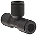 Legris 3104 53 00 Nylon Push-to-Connect Fitting, Union Tee, 1/8