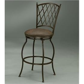 Pastel Furniture AT 222 AR 649 Atrium Rust 26 Inch Counter Stool w  Florentine Coffee... by Pastel
