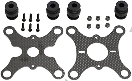 JUYO VONSAN® 3K Carbon Fiber Anti Vibration mount Anti-Jello Vibration Isolator Low Profile for DJI Phantom