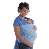 Moby Wrap Batik Hand Painted Baby Carrier, Floral by