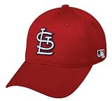 St. Louis Cardinals Fitted Mesh Hat - Officially Licensed Team MLB Proflex Baseball Ball Cap (Size: Medium/Large - 7" - 7 3/8")