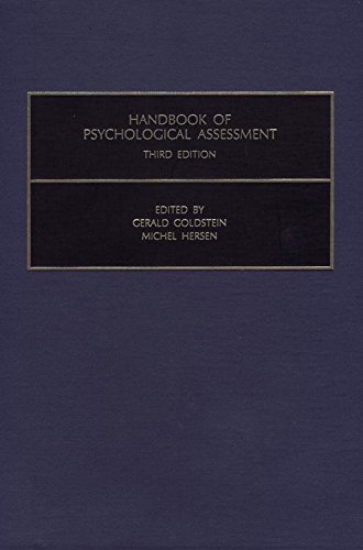 Handbook of Psychological Assessment
