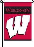 NCAA Wisconsin Badgers 13 X 18 Garden Flag Set
