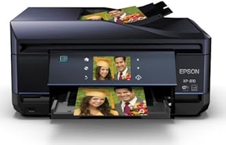 EpsonC11CD29201 Expression Premium XP-810 Small Wireless Color Photo Printer with Scanner, Copier and Fax