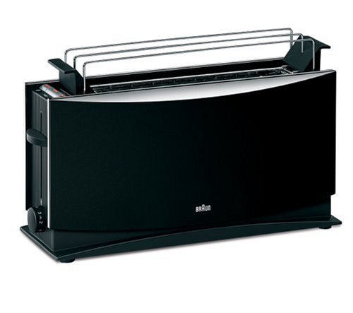 City Travel Guides Discounted  Küche & Haushalt : Braun MultiToast HT 550 Langschlitztoaster mit 1000 Watt schwarz