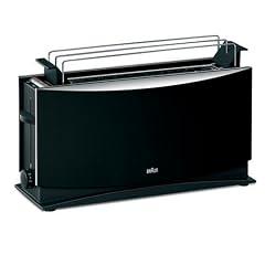Braun MultiToast HT 550 Langschlitztoaster mit 1000 Watt schwarz