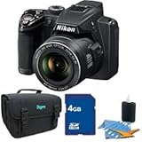 Coolpix P500 12MP Black Digital Camera w/ 36x Optical Zoom and Full HD Vide ....