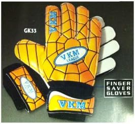VKM Soccer Spider Web Goalie Goalkeeper Finger Saver Gloves