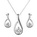 Pendentif - S - PE004Z - Colgante de mujer de plata con 3 circonitas (45 cm)