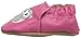 Robeez Girls' Owl Playmates Slip-On, Bright Pink, 0-6 Months M US Infant