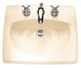 American Standard 0498.800.021 Roselyn Countertop Sink with 8-Inch Faucet Spacing, Bone