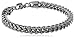 Amazon Collection Men's Stainless Steel Foxtail Chain Bracelet (6 mm)