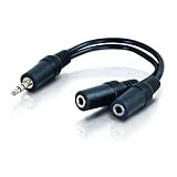 C2G / Cables to Go 3.5mm Stereo Male To 3.5mm Stereo Female Y Cable for iPod