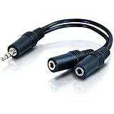 C2G / Cables To Go Value Series One 3.5mm Stereo Male To Two 3.5mm Stereo Female Y Cable