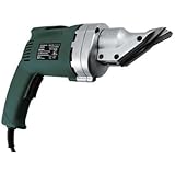 Heavy-Duty Electric Metal Shear - Swivel Head - Cuts 14 Ga Steel - UL-Listed