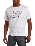 Nautica Men's Short Sleeve Flag Letters Tee