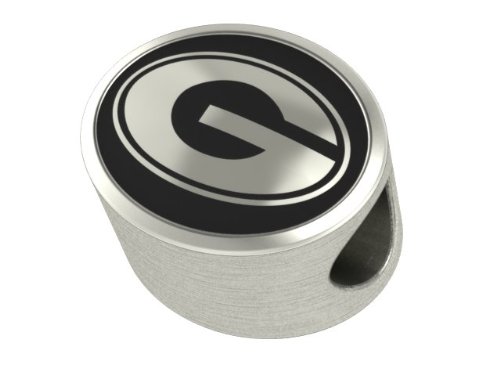Georgia Bulldogs College Bead Fits Most Pandora Style Bracelets Including Pandora, Chamilia, Biagi, Zable, Troll and More. High Quality Bead in Stock for Immediate Shipping
