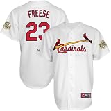 MLB Majestic David Freese St. Louis Cardinals 2011 World Series Champions Home Jersey - White (Large)